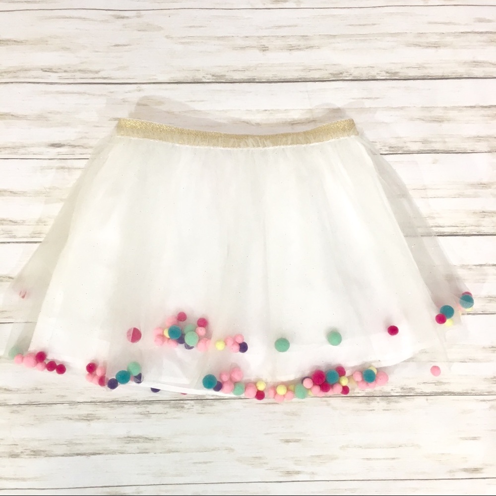 Girls White tutu skirt